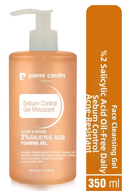 Sebum Control Anti-Sebum 2% Salicylic Acid Oil-Free Daily Facial Cleansing Gel 350 ml