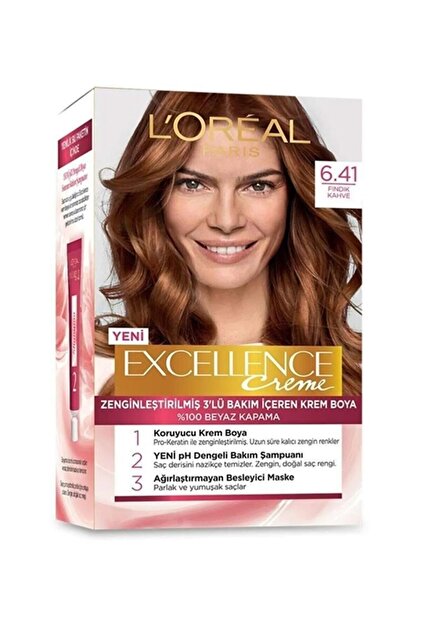 L'Oreal Paris Lor.excel.saç Boyası 6/41 Fındık Kahve - Fiyatı