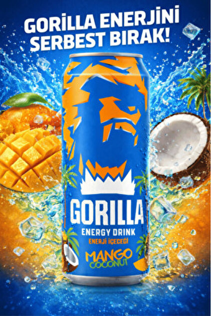 GORİLLA ENERGY 250ML MANGO COCONUT