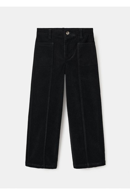 Straight fit kadife pantolon