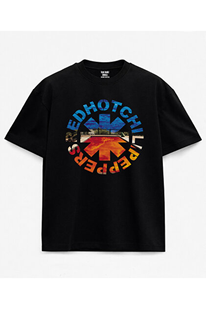 Marple's Unisex Siyah Red Hot Chili Peppers Tshirt - Fiyatı, Yorumları