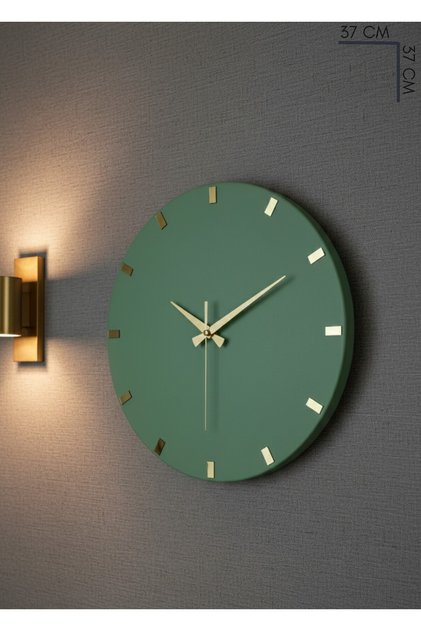 Makuse Model Modern Metal Decorativ, Oglindă, Mecanism Silențios Acarien, Ceas de Perete (40*40cm)