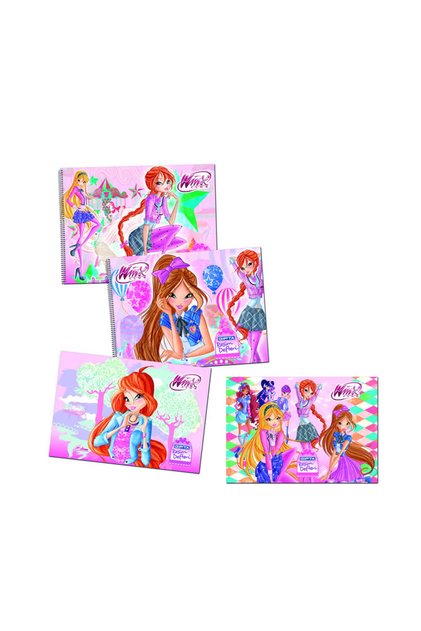 Winx Spiral Picture Notebook 17x24 cm 15 Sheets 3-3089