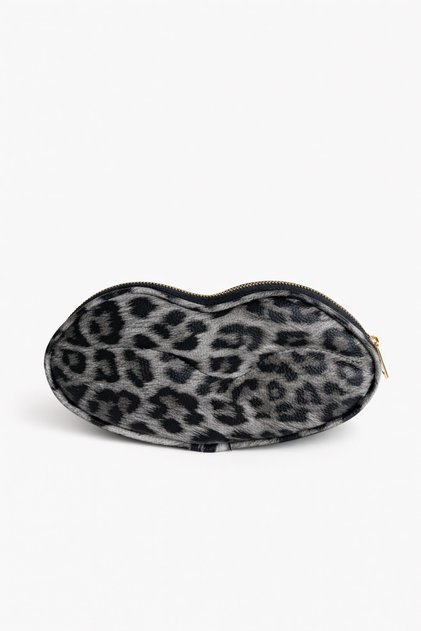 Leopard Lip Medium Size Travel, Cosmetics, Personal Care, Gift Makeup Bag