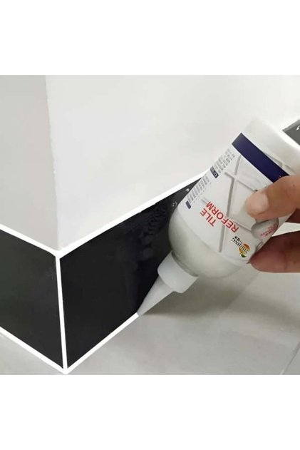 Soluție impermeabilă și rezistentă la mucegai pentru repararea rosturilor de plăci ceramice, albă, 280 ml