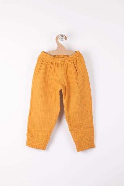Baby Muslin Elastic Waist Trousers 100% Cotton
