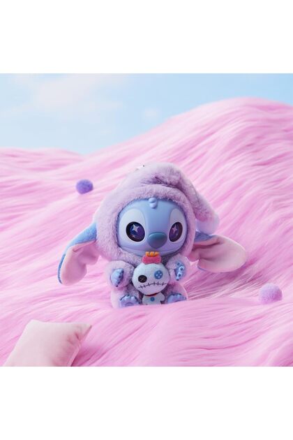 Miniso Stitch Eat Something Before Sleep Collection Vinyl Plush
