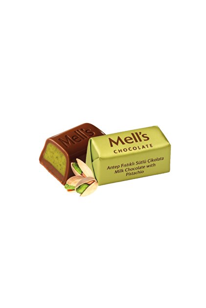 Mell's Chocolate Antep Fıstıklı Dikdörtgen Çikolata 300 g - Fiyatı