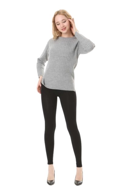 Women's Stretchy Knitwear Hair Knitted Mother Wool Sweater