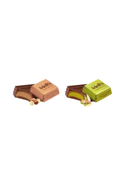 Mell's Chocolate Fındıklı ve Antep Fıstıklı Karışık Çikolata 510 g