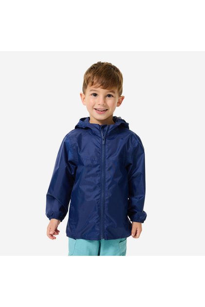 Quechua Çocuk Outdoor Yağmurluk - 2/6 Yaş - Lacivert - MH100