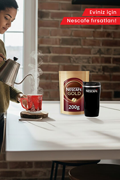 Nescafe Gold 200 Gr 4'lü Set – 2 Adet Thermo Mug Hediyeli - Fiyatı