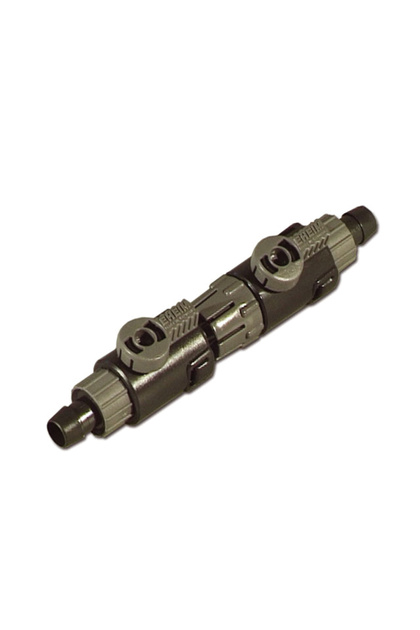 Double tap with quick release coupling for hose : √ò12/16 mm