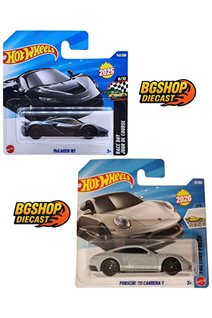 HOT WHEELS Porsche 911 Carrera T - McLaren W1 - Fiyatı, Yorumları