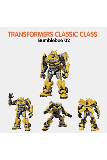 TOYFEST Blokees Transformers Işıklı Classic Class 02 Bumblebee