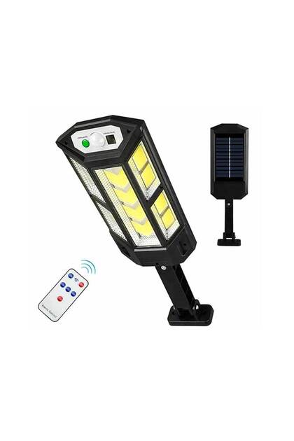 Соларна LED лампа 300W със сензор и дистанционно управление