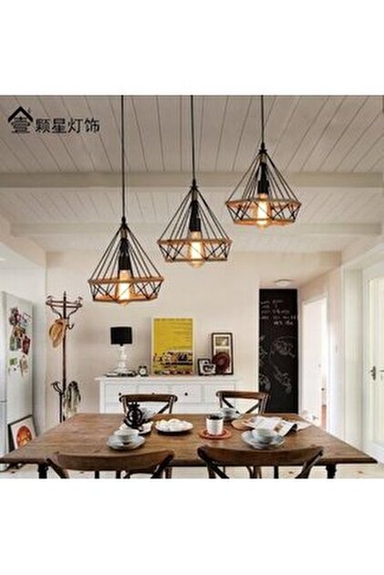 trandafi led Lustra zx-3, E27, Vintage, Negru, 220V, 3 Brațe