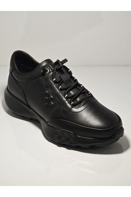 1160 Black Men's Daily Leather Comfort Casual Shoes