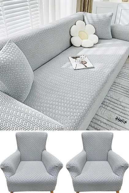 jakarlı tuğla desen 3.3.1.1 Koltuk Örtüsü Koltuk Kılıfı Takımı Ev Tekstili Sofa Cover