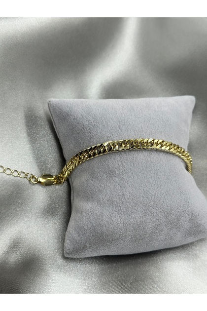 Xuping Gold Balıksırtı Model Zincir Bileklik