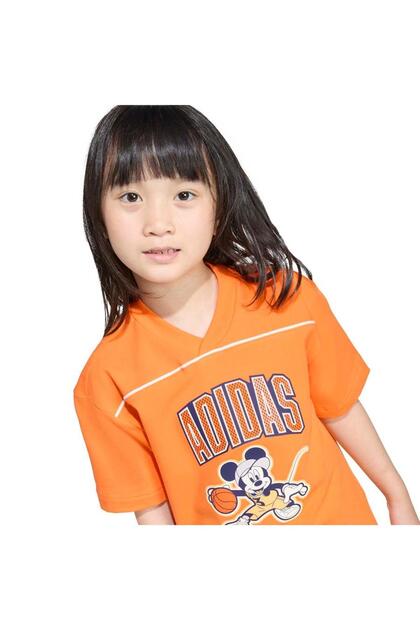 adidas Disney Mickey Mouse Kids' Orange T-Shirt (Jz3558) - Price