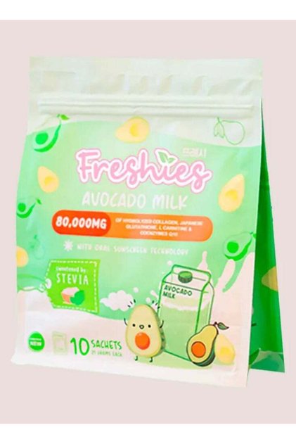 Avocado Milk – 80,000mg Collagen, Glutathione, L-Carnitine & CoQ10 – Skin Glow & Oral S