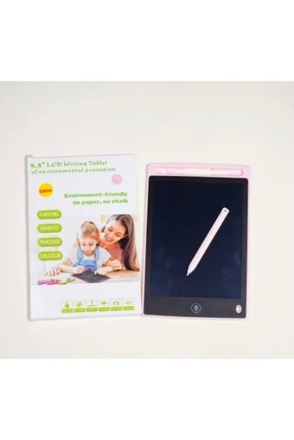 Tablet έγχρωμης γραφής και σχεδίασης, διπλής οθόνης, LCD, 8,5 ιντσών, πολυλειτουργικό, μωβ