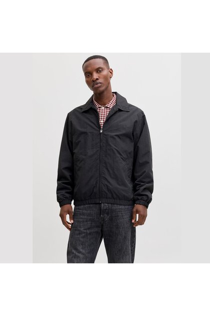Baxter Contrast Collar Erkek Siyah Ceket (12289181-B)