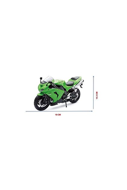 HOT WHEELS KAWASAKİ ZX10 RR 1:12 ÖLÇEK MAİSTO LİSANSLI(18CM