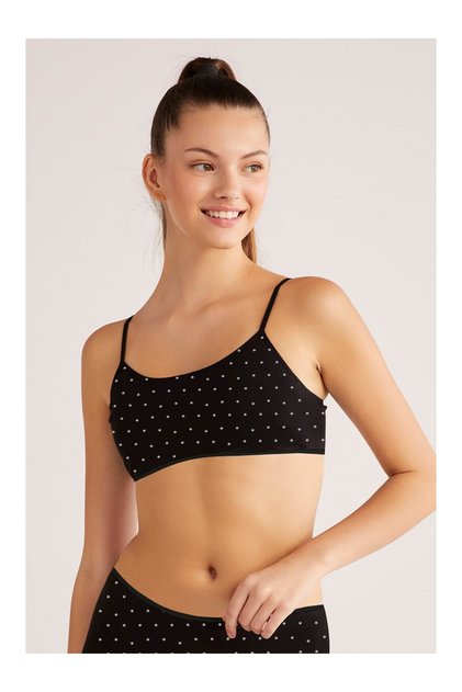 Polka Puantiyeli Büstiyer