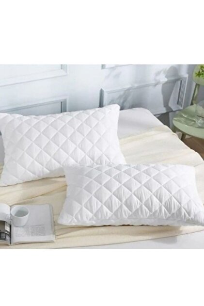 Mer-Tim 4 Pcs Quilted Pillow Covers Zippered Quilted Pillow Protector Pillow Case