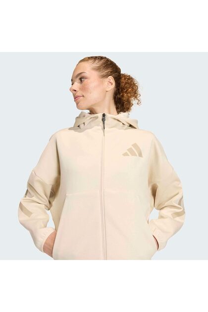 adidas Z.N.E. Women's Cream Jacket (Ke4746) - Trendyol