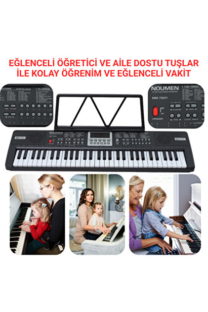 MultiZone Dijital Piyano 61 Tuşlu Org Taşınabilir Demolu (Hediye
