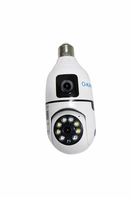 OKAM 4046 WiFi Akıllı Kamera Çift Lens 360° Hareketli Gece Görüşlü