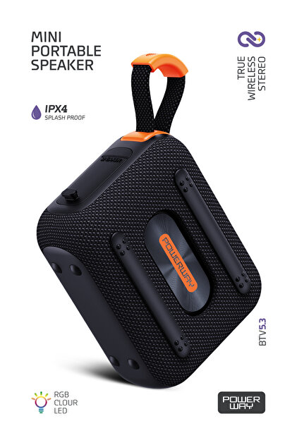 Powerway Vox Usb Hafıza Kartı Aux Radyo Led Işıklı Bluetooth