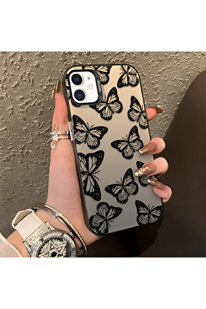 iPhone 11 Compatible, Stylish Butterfly Pattern, Impact Protective Phone Case