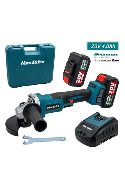 Max Extra Max-Extra MXP6890 Taşlama Makinası Çift Akü 20V 4.0Ah
