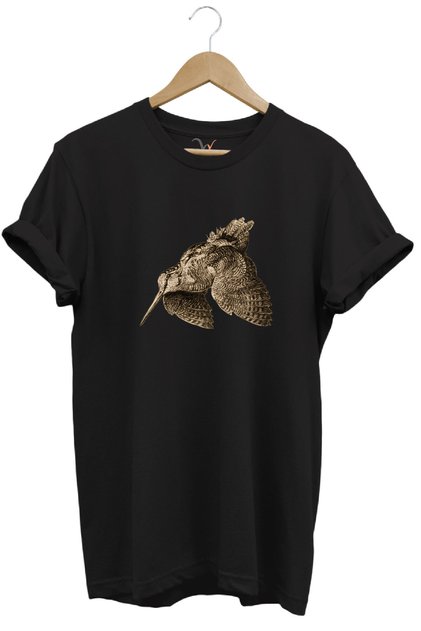 Hunting Hunting Parakeet Printed 100% Cotton Regular Fit Crew Neck T-Shirt