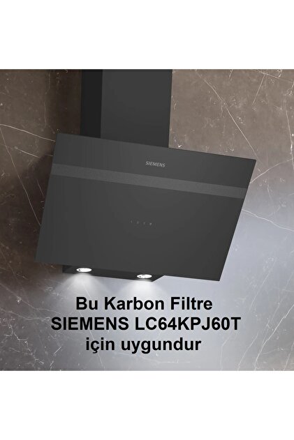 Bosch LC64KPJ60T/02 Davlumbaz Karbon Filtre DWZ6HK1Q2 2li 1Takım