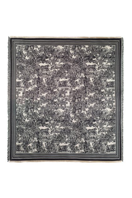 (120 X 120) Modal Silk Square Double Printed Shawl