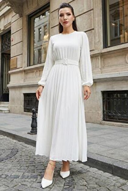 GLSEVEN Biliseli Chiffon Dress Loose- Trendyol