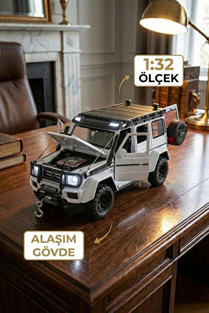 craftivio 1:32 Mercedes G63 Brabus Metal Diecast Model Araba