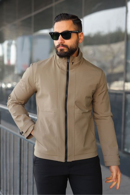 Men's Slim Stand Collar Seasonal Jacket