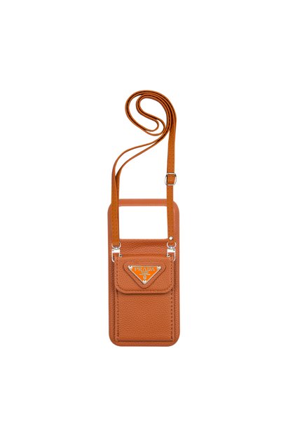 Light Brown Strap Card Holder Phone Case Dk373 iPhone 17 Pro