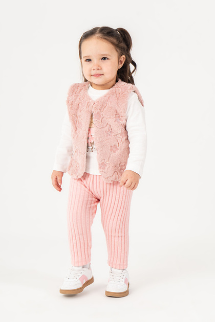 Plush Bolero Baby Girl Seasonal 3-Piece Set