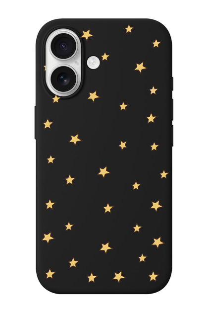 iPhone 17 Stars Patterned Suede Inside Launch Phone Case