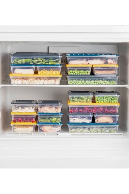 2-Piece Deep Freezer and Storage Container Set (2400 ml - 1200 ml)