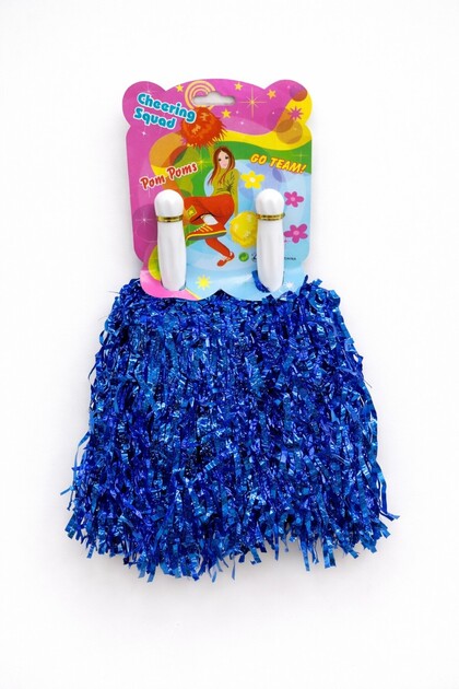 ponpon  TOYFEST PonPon Metalik Parlak Saks Mavi Amigo Sopalı Dayanıklı