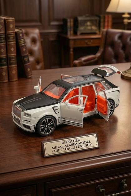 craftivio Rolls Royce Cullinan Metal Model Araba 1:32 - Sesli craftivio Rolls Royce Cullinan Metal Model Araba 1:32 - Sesli
