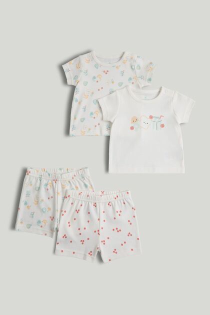 2 Pack Breakfast Friends Short Pyjamas